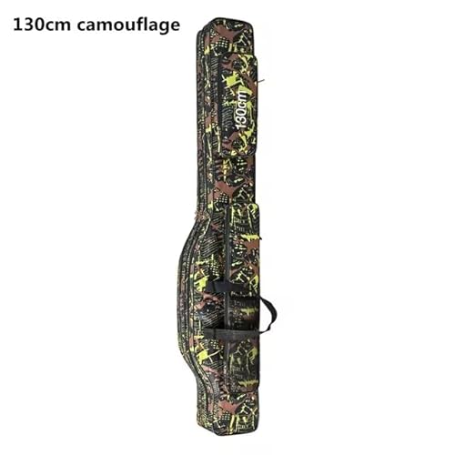 Generisch Rutentasche Angeltasche Camouflage 130-150cm Rutenfutteral Angelrutentasche (Camouflage130cm) von Generisch