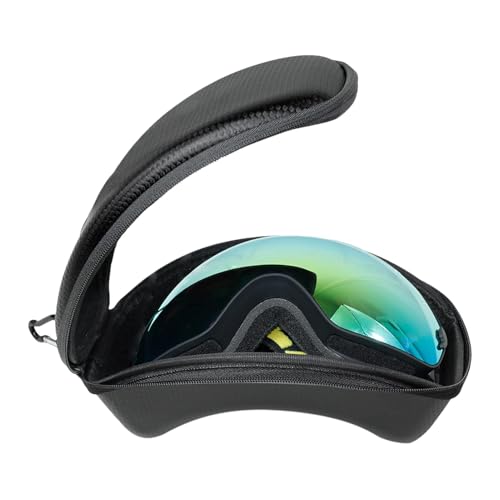 Generisch Schneebrillen-Etui, Skibrillen-Objektiv-Etui, Reise-Schneebrille, staubdichte Tragetasche mit Karabiner, Snowboard-Brillen-Box, Schutztasche, Schwarz Generisch Schneebrillen-Etui, Skibrillen-Objektiv-Etui, Reise-Schneebrille, staubdichte Tragetasche mit Karabiner, Snowboard-Brillen-Box, Schutztasche, Schwarz von Generisch