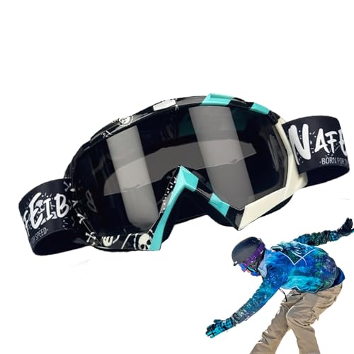 Generisch Schneesportbrille, Antibeschlag-Snowboardbrille | Kratzfeste Schneebrille,Skibrille, Outdoor-Snowboardbrille, verbessertes Sichtdesign für den Reitsport von Generisch