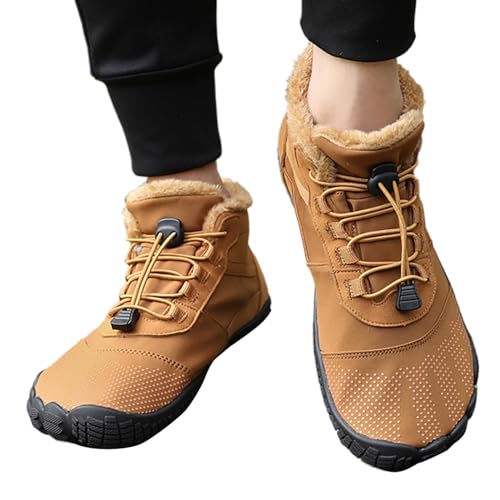 Generisch Schneestiefel Damen Winter Wärme Outdoor Schneestiefel Barfußschuhe Atmungsaktiv Breite Füße rutschfeste Thermostiefel Winterstiefel Ergonomische Sport Leichte Gummistiefel Boots von Generisch