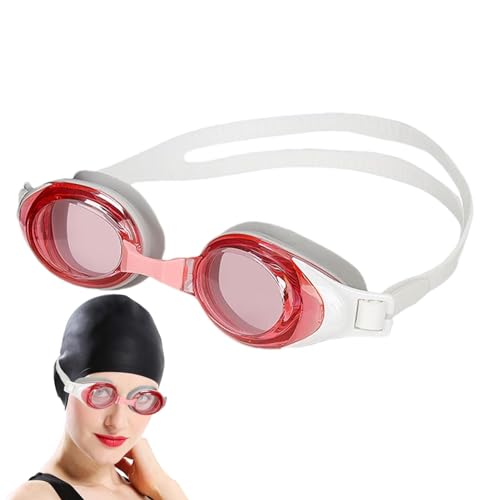 Generisch Schwimmbrille Erwachsene Damen,Schwimmbrille, Unisex-Schwimmbrille für Erwachsene, Wasserdichte, beschlagfreie, UV-beständige, auslaufsichere Schwimmbrille für Erwachsene mit klarer Sicht von Generisch