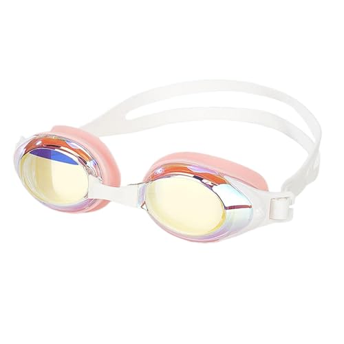 Generisch Schwimmbrille Erwachsene Damen,Schwimmbrille - Unisex-Schwimmbrille für Erwachsene - Wasserdicht, kein Auslaufen, klare Sicht, Anti-UV-Schutzbrille für Erwachsene von Generisch