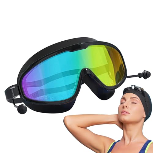 Generisch Schwimmbrille für Erwachsene, Anti-Beschlag-Schwimmbrille - Weitsicht-Schwimmbrille,HD-Poolbrille, Antibeschlag-Schwimmbrille für Erwachsene und Jugendliche von Generisch