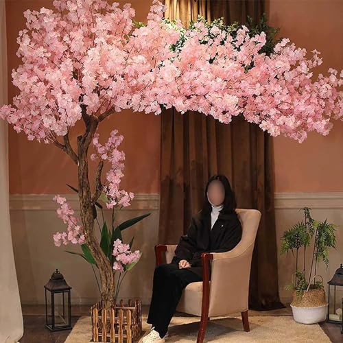 Generisch Simulations Sakura Baum Mode Anmut Künstlicher Kirschblütenbaum Sakura-Baum Kirschblütenbaum Simulation Roter Blütenbaum Kirschblütenbaum Fake-Baum Indoor Outdoor,03,250 * 250cm von Generisch