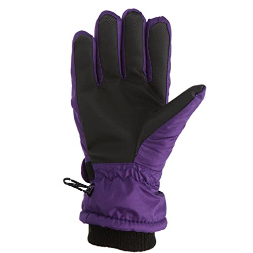 Generisch Ski Gloves Kids, Handschuhe Kinder Winter Wasserfeste Schnee - Skihandschuhe Junge Mädchen Wasserdicht Fleece Fahrradhandschuhe Warme Schneehandschuhe Für 3-14 Jahre von Generisch