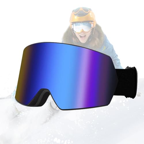 Generisch Skibrillen,Snowboardbrillen | Kinder-Skibrille - Winddichte Doppelschicht-Skibrille, Snowboardbrille für Männer, Frauen, Erwachsene, Jugendliche von Generisch