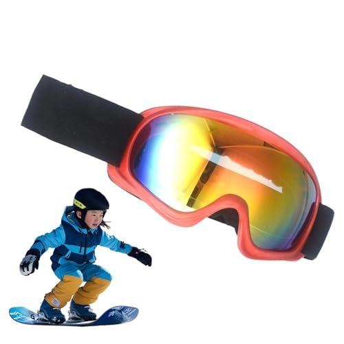 Generisch Skibrillen für Kinder, Snowboardbrillen für Jugendliche | Snowboardbrille mit UV-Schutz - Schneebrille, bequeme und warme Skibrille für Kinder, und Mädchen von 3–10 Jahren von Generisch