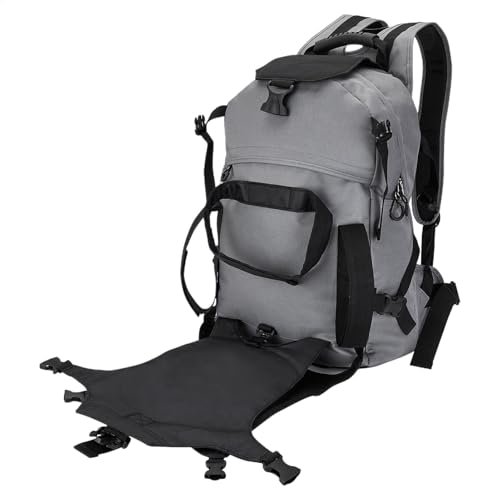 Generisch Snowboardausrüstungstasche, Skirucksack - Multifunktionaler Reiserucksack,Schneewandertasche mit großem Fassungsvermögen, Skihelmtasche aus Oxford-Stoff für Damen, Herren, Outdoor von Generisch