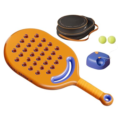 Generisch Solo Tennis Trainer Rebound Ball mit Schnur,Tennis Trainer Rebounder - Tennis-Übungs-Rebound-Ball mit Schnur,Tragbares Tennis-Übungs-Trainings-Toolkit für Anfänger und Erwachsene von Generisch