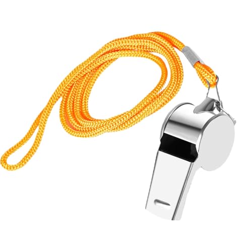 Generisch Sportpfeifen Aus Edelstahl - Schiedsrichterpfeifen Für Erwachsene | Trillerpfeife | Pfeife Mit Lanyard, Perfekt Für Schiedsrichter, Trainer, Polizei, Outdoor-Sport, Notfall Generisch Sportpfeifen Aus Edelstahl - Schiedsrichterpfeifen Für Erwachsene | Trillerpfeife | Pfeife Mit Lanyard, Perfekt Für Schiedsrichter, Trainer, Polizei, Outdoor-Sport, Notfall von Generisch