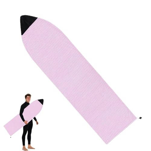 Generisch Surfbrett-Schutzhülle | Leichte Paddleboard-Überzüge für Surfsocken - Schutztasche für Ihr Surfbrett, Surfbrett-Sockenabdeckung, Stretch-Strick-Surfbrett-Sockentasche, Pink von Generisch