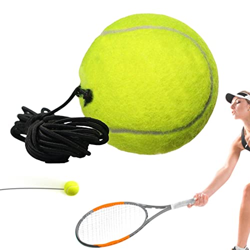 Generisch Tennis-Trainingsball | Rebound-Bälle Für Solo-Tennistrainer - Tennistrainerbälle Mit Schnur, Tragbare Tennisausrüstung Für Das -Selbsttraining Generisch Tennis-Trainingsball | Rebound-Bälle Für Solo-Tennistrainer - Tennistrainerbälle Mit Schnur, Tragbare Tennisausrüstung Für Das -Selbsttraining von Generisch