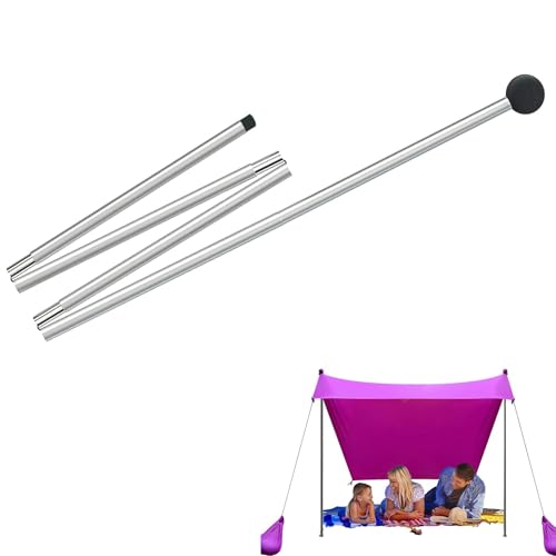 Generisch Tent Poles, Portable Canopies Poles, Lightweight Awning Pole, Sturdy Shelters Poles Steel Rods, Aluminum Alloy Domes Poles, Portable and Convenient for Hiking, Camping and Backpacking von Generisch