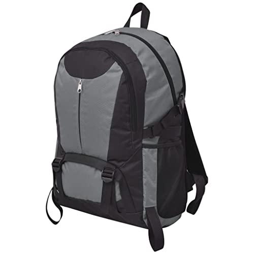 Generisch Wanderrucksack 40 L Schwarz und Grau,91109 von Generisch