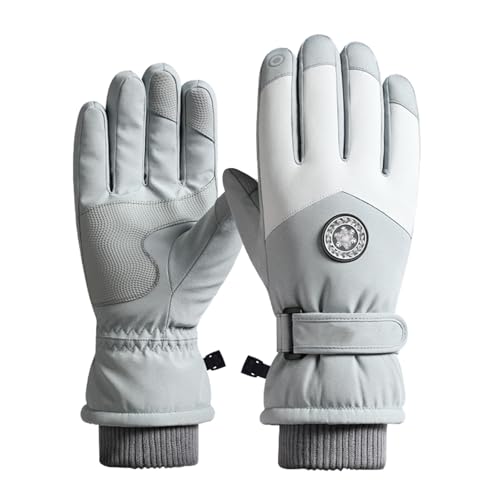 Generisch Wasserdicht Winter Thermo Handschuhe Rutschfeste Sporthandschuhe Warme Winter-Skihandschuhe Unisex Winterhandschuhe Fleece Laufhandschuhe Für Zum Laufen, Radfahren, Ski Usw von Generisch