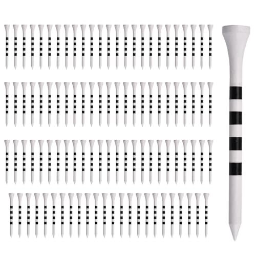 Gestreiftes Golf-Tee,Golf-Tees mit Linien - -Golfmarken, Verschiedene Golf-Tees, 100er-Set | Innovative professionelle Golf-Tees, Golfbälle, Zubehör für das Golftraining, den Golfwettbewerb Gestreiftes Golf-Tee,Golf-Tees mit Linien - -Golfmarken, Verschiedene Golf-Tees, 100er-Set | Innovative professionelle Golf-Tees, Golfbälle, Zubehör für das Golftraining, den Golfwettbewerb von Generisch
