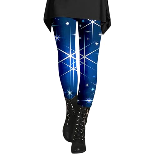 Glanz Leggings, Glitzer Leggings Damen 80er Jahre Pailletten Leggings High Waist Jogginghose Festliche Bunte Yogahose Disco Outfit Karneval Tanz Yoga Hosen Blickdicht Leggings von Generisch