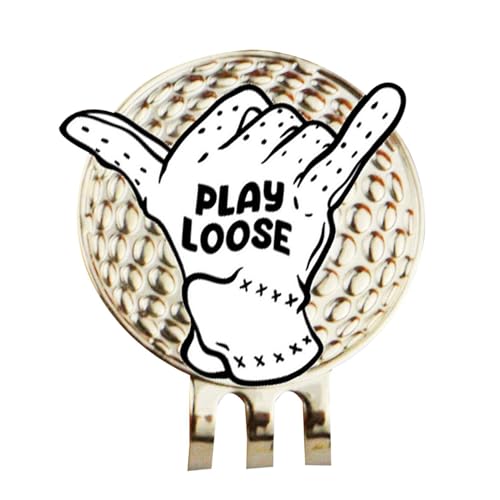 Golf-Clip-Ballmarker, magnetischer -Clip-Ballmarker,Golfball-Zielmarkierung | Golfball-Zielmarkierung mit speziellem Gesten-Design für das Putting Green, Positionierungsmarkierungsdekoration von Generisch