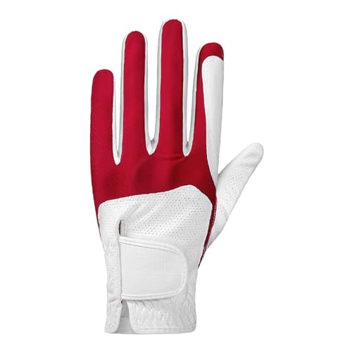 Golf-Handschuh für Linkshänder, Golf-Handschuh - Langlebige Golfhandschuhe | Langlebiger, ultimativer Halt, schweißfreier Komfort, verstellbarer Verschluss, vielseitige Handschuhe für Männer und Fraue von Generisch