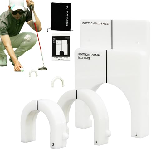 Golf-Putter-Trainer – Tragbares Putting-Loch-Cup Pro Putting Gates | Golf-Putter-Trainer inklusive Schutztasche für Hinterhofübungen, Enthusiasten, fortgeschrittene Spieler von Generisch
