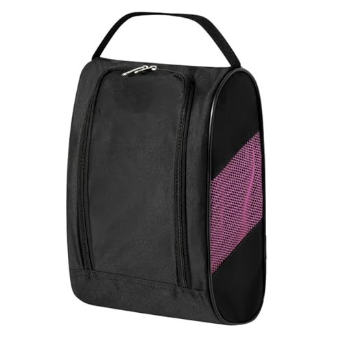 Golf-Schuh-Tragetasche – Golfschuhtasche für Herren und Damen, Reisen, Golf, wasserdicht, Schuhbeutel, Organizer mit Reißverschluss, Netzstoff, atmungsaktiv, rose, Refer to description, Unisex von Generisch