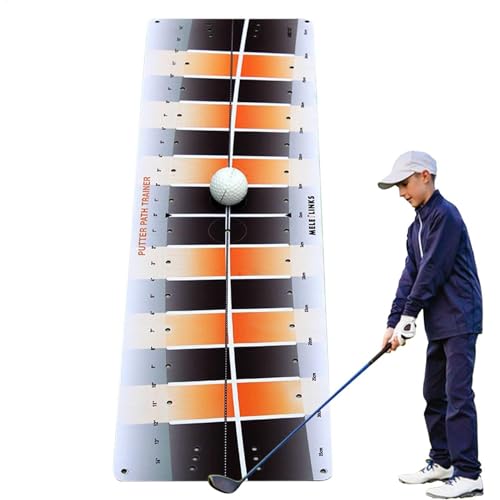 Golf-Trainingsmatte | Gummisohle Golf-Trainingsmatte – tragbare, elastische, leichte Golf-Pad, Golfausrüstung für Indoor-Golfplatz, Outdoor-Garten von Generisch