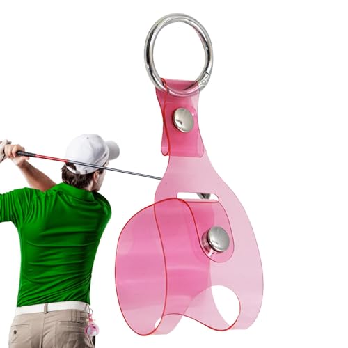 Golfball-Halter, Clip, Ballhalter, Golftasche, Golf-Zubehör, Tragetasche, transparente Golf-Zubehörtasche, Schlüsselanhänger, Gürtelclip, Schutztasche von Generisch