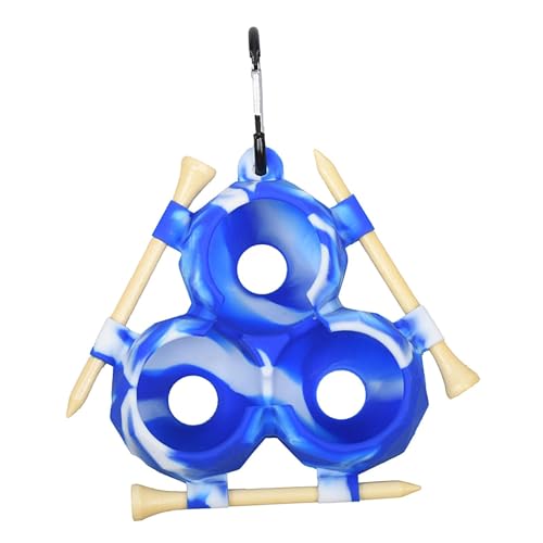 Golfball-Halterung – Golfball-Tasche mit baumelnder Clip-Schnalle, tragbare Golfball-Tragetasche, Golfball-Schutz-Tragetasche für Damen und Herren von Generisch