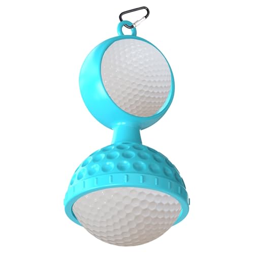 Golfball-Reinigungsbürste, Golfball-Schrubberbürste,2-in-1-Silikon-Golfbürste mit Karabiner - Golf-Aufbewahrungsbürste, Golfbürste, Golfball-Reinigungswerkzeug, Golf-Peeling-Bürste, tragbares Golf-Zub von Generisch