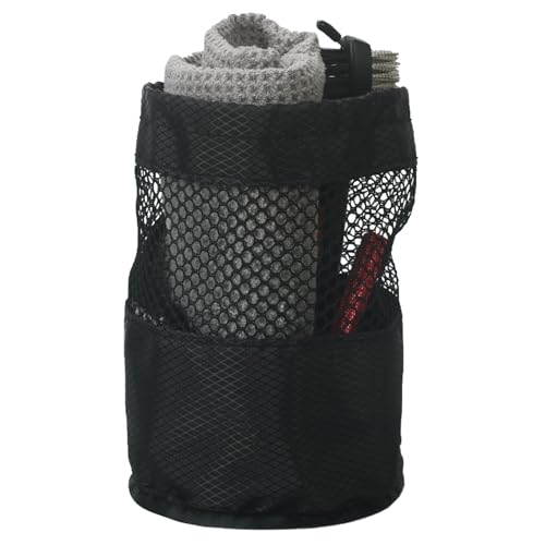 Golfball-Tragetasche, Netztasche für Golfbälle,Golfball-Tragetasche mit großem Fassungsvermögen | Verdickte Aufbewahrungstasche, Schwarze Netztasche für Trainingsgelände, Golfplatz von Generisch