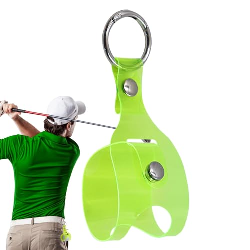 Golfballhalter-Clip, Golftasche - Aufbewahrungstasche Golftasche | Golf-Zubehör-Tragetasche, transparente Golf-Zubehörtasche, Schlüsselanhänger, Gürtelclip, Schutztasche von Generisch