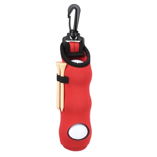 Golfballhalter für Tasche, Golf-Tee-Halter, Gürtelclip | Golf-Tee-Halter für Tasche - Tragbare mehrfarbige Golf-Tee-Hüfttasche, Schlüsselanhänger, Golfzubehör, Tragetasche von Generisch