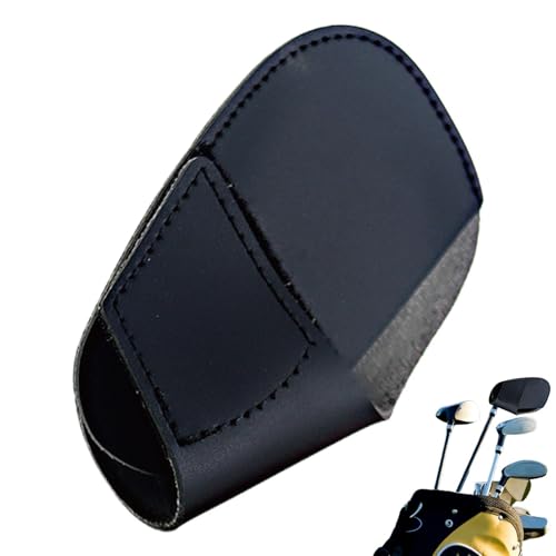 Golfschläger-Schutzhülle, Golfschläger-Schlägerhauben-Set | Golfbezug-Set aus Leder,Tragbare Schlägerkopfhüllen mit langem Hals für Fairway, Hybride, Hölzer, Driver von Generisch