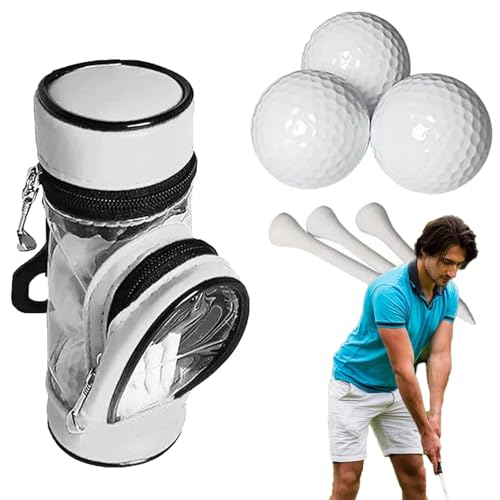 Golftasche, Golfzubehörtasche - Golf-Teebeutel-Beutel | Leichte Golfballtasche, tragbare Golfzubehörtasche, Outdoor-Sportzubehör für Tees, Divot, Ballmarker von Generisch