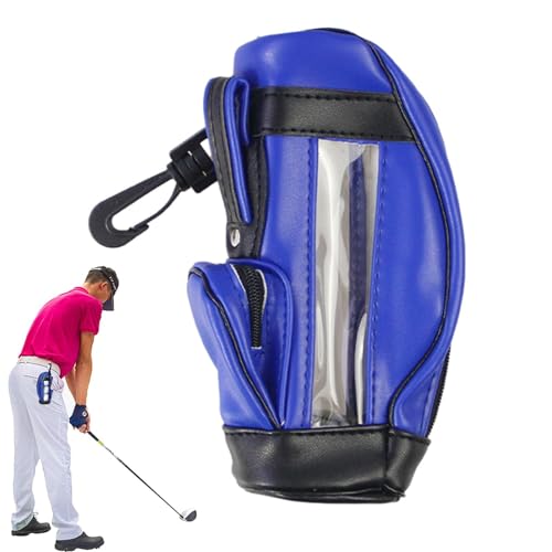 Golftasche, wasserdichte PU-Golftasche für Herren mit Reißverschluss, Golfballtasche, tragbare Golfballaufbewahrung für , Mädchen, Kinder von Generisch