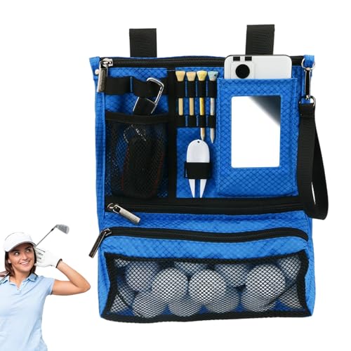 Golftasche für Golfzubehör, Golftasche, Organizer-Tasche | Wertsachentasche mit Reißverschluss, faltbare Tasche, multifunktionale Golftasche von Generisch