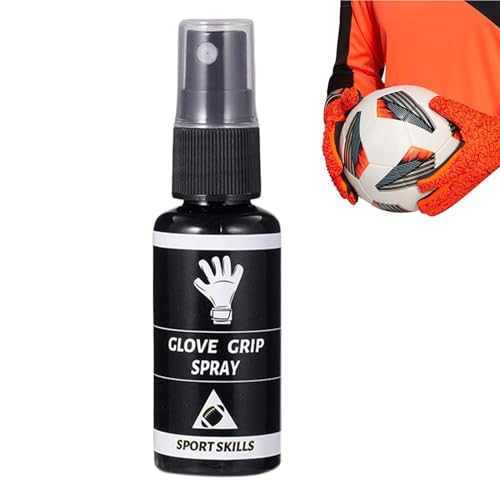 Grip-Spray für Handschuhe, 30 ml, Torwarthandschuhe, Griffspray, tragbare Handschuhe, Stickyspray, Torwart-Tackifier für Fußballhandschuhe, Griffverstärkung, Fußballzubehör Grip-Spray für Handschuhe, 30 ml, Torwarthandschuhe, Griffspray, tragbare Handschuhe, Stickyspray, Torwart-Tackifier für Fußballhandschuhe, Griffverstärkung, Fußballzubehör von Generisch