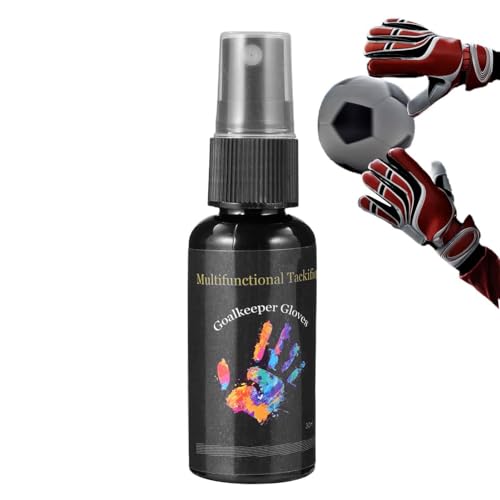 Grip Spray für Torwarthandschuhe, 30 ml Antirutsch Klebespray für Handschuhe, Haftmittel für Torwarthandschuhe, Zubehör für Torwart Trainingsgeräte, für neue und Spiel Torwarthandschuhe(1Stück) von Generisch