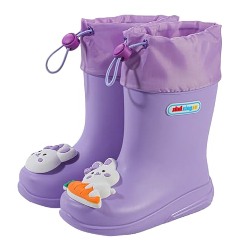 Gummistiefel 33, Gummistiefel Kinder 29, Gumischtifel Kinder Regenbekleidung Gummistiefel 21 Gefüttert Halbhoch Mädchen 28 26 Leichte 33 Junge 25 20 200 von Generisch