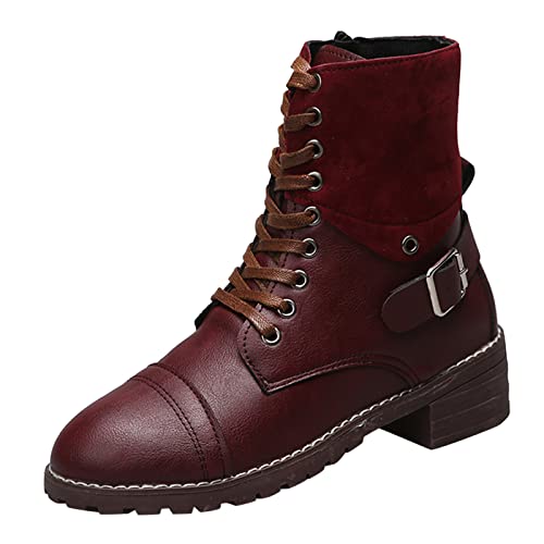 Gummistiefel Damen Chelsea Knöchel Anti-Rutsch Britische Stiefel Schuhe Klein Gummistiefel Chunky Heel Highstiefel Absätze Kurze Retro Obermaterial Chic & Stylisch Trendy Blockabsatz von Generisch