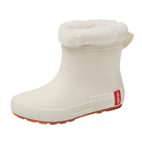 Gummistiefel-Damen-Regenstiefeletten, Gummistiefel Damen Wasserdicht Regenschuhe Gefüttert Gartenschuhe Trachtenstiefel Halbhoch Rain Boots Bunt Gummistiefeletten Fashion Regenstiefeletten Thermo Gummistiefel-Damen-Regenstiefeletten, Gummistiefel Damen Wasserdicht Regenschuhe Gefüttert Gartenschuhe Trachtenstiefel Halbhoch Rain Boots Bunt Gummistiefeletten Fashion Regenstiefeletten Thermo von Generisch