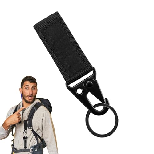 Gurtbandhaken-Karabiner, Nylon-Gurtbandhaken - Nylon-Gurtband, Schlüsselanhänger, Haken, Karabiner, Gürtelaufhänger - Tragbare Gürtelclip-Schlüsselschnalle mit hoher Tragfähigkeit für Erkundungen und Gurtbandhaken-Karabiner, Nylon-Gurtbandhaken - Nylon-Gurtband, Schlüsselanhänger, Haken, Karabiner, Gürtelaufhänger - Tragbare Gürtelclip-Schlüsselschnalle mit hoher Tragfähigkeit für Erkundungen und von Generisch