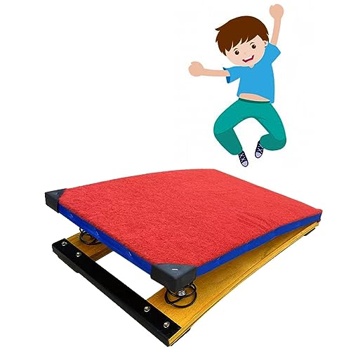 Gymnastik-Sprungbrett – Anti-Rutsch-Springbrett mit Kompressionsfeder und hochfestem Brett für Gymnastik Training und Praxis von Generisch