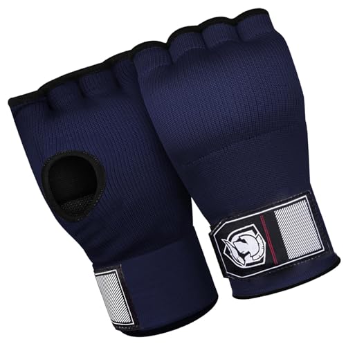 Halbfinger-Boxhandschuhe – Halbfinger-stoßdämpfende Handbandagen, stilvolle tragbare Boxhandschuhe, Mehrzweck-Handbandagen für Karate, Muay Thai, Taekwondo von Generisch