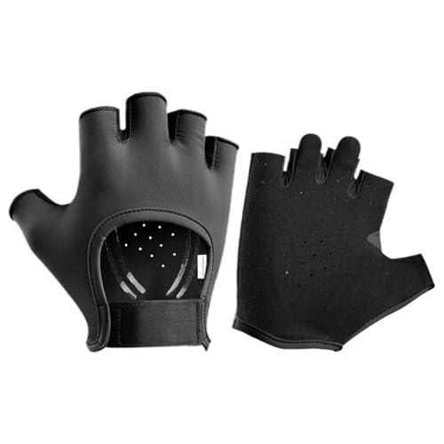 Halbfinger-Übungshandschuhe, verstellbar, Halbfinger-Design, Workout-Handschuhe, hautfreundlich, atmungsaktiv, Trainingshandschuhe für Sportbegeisterte von Generisch