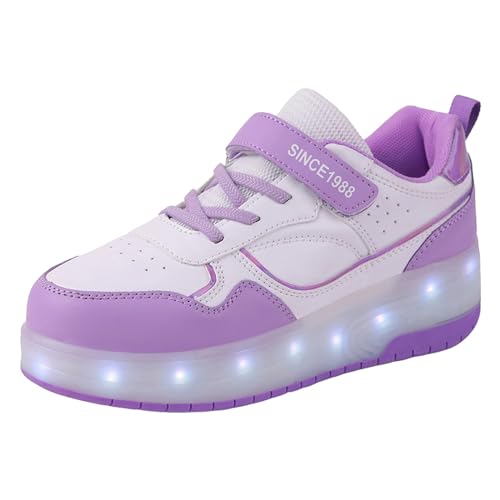 Hallenschuhe Kinder Klettverschluss Hallenschuhe Für Mädchen Sportschuhe 36 Turnschuhe 32 Kinder Sportschuhe Schuhe Kinder Mädchen Mädchen Lila，32 von Generisch