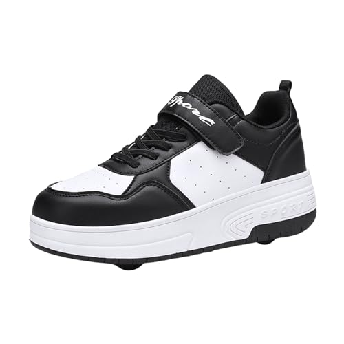 Hallenschuhe Kinder Klettverschluss Turnschuhe Mädchen 32 Sneaker 36 Hallenschuhe Kinder 34 Sneaker 33 Mädchen Sneaker 31 Mädchen Mädchen Schwarz，38 von Generisch