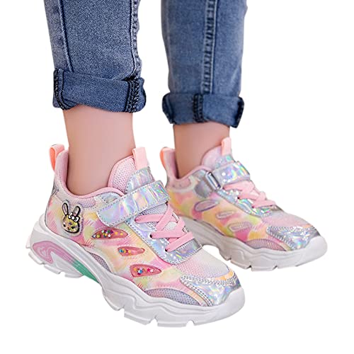 Hallenschuhe Kinder Unisex Atmungsaktiv Kinder Sneaker Mesh Freizeit Hallenschuhe Bequeme Outdoor Turnschuhe rutschfest Dämpfung Wanderschuhe Ganzjahres Sport Turnschuhe Tennisschuhe von Generisch