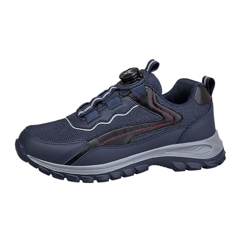 Hallenturnschuhe Herren, Turnschuhe Herren Bequeme Weite Sportschuhe - Männer Trekkingschuhe Walkingschuhe Schlüpfen Schuhe Slip on Fitness Hallenschuhe Trainingsschuhe Atmungsaktiv Walking von Generisch