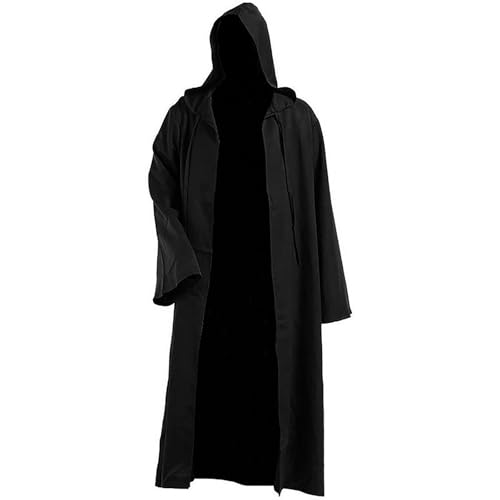 Halloween kostüm mädchen, Vampir Kostüm Mädchen Dracula Umhang - Kleid Kleidung Horror Cloak Mittelalter Mantel Damen Mit Kapuze Satin Cape Lang Für Hochzeit Brautkleid Fasching Halloween Robe Hexen von Generisch